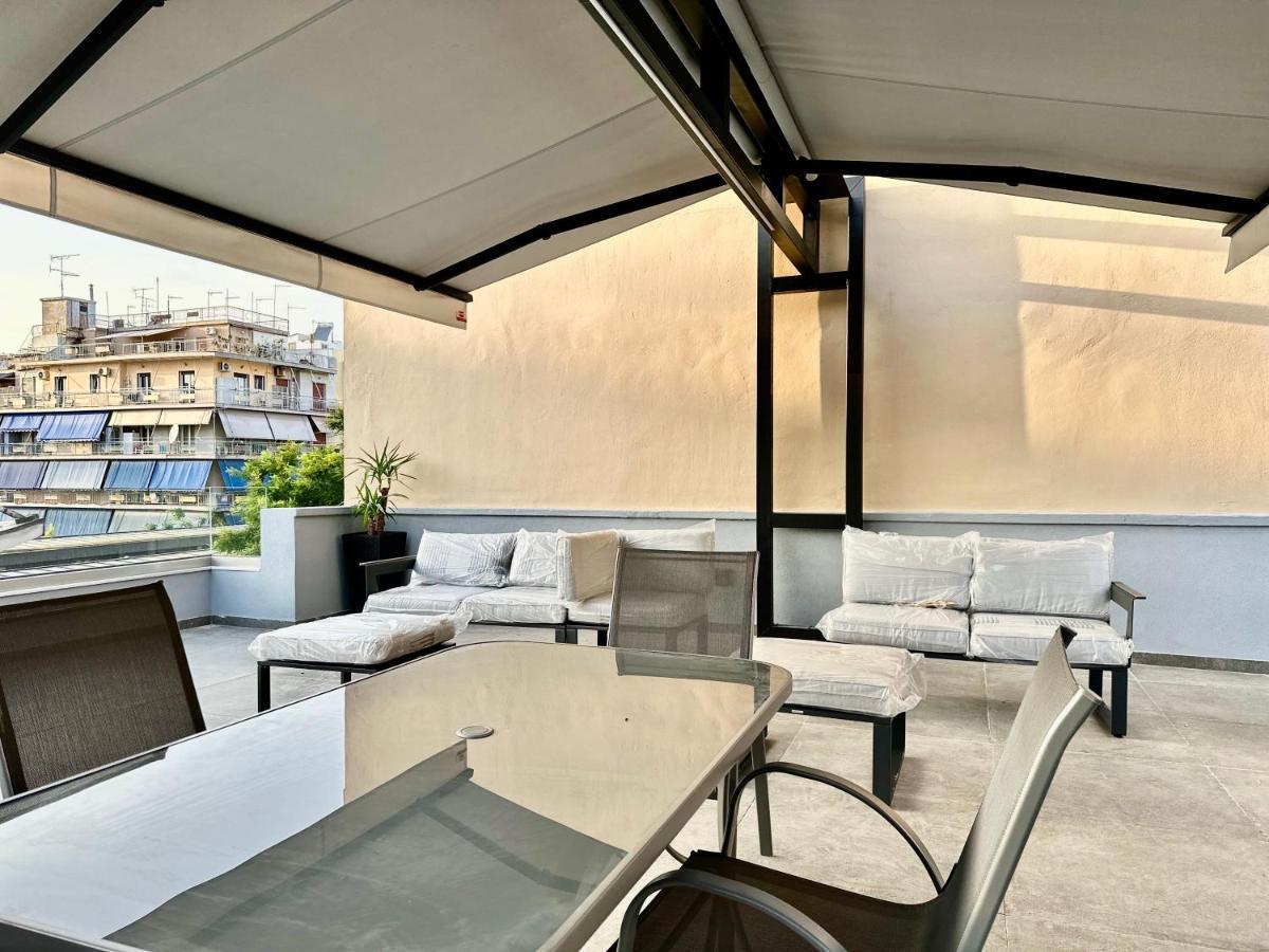 T&T Luxury Apartments - Rooftop Jacuzzi Athen Eksteriør billede